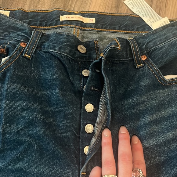 RIBCAGE STRAIGHT DARK BLUE LEVIS - Picture 8 of 8